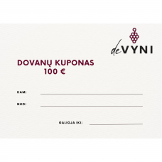Dovanų kuponas 100 Eur
