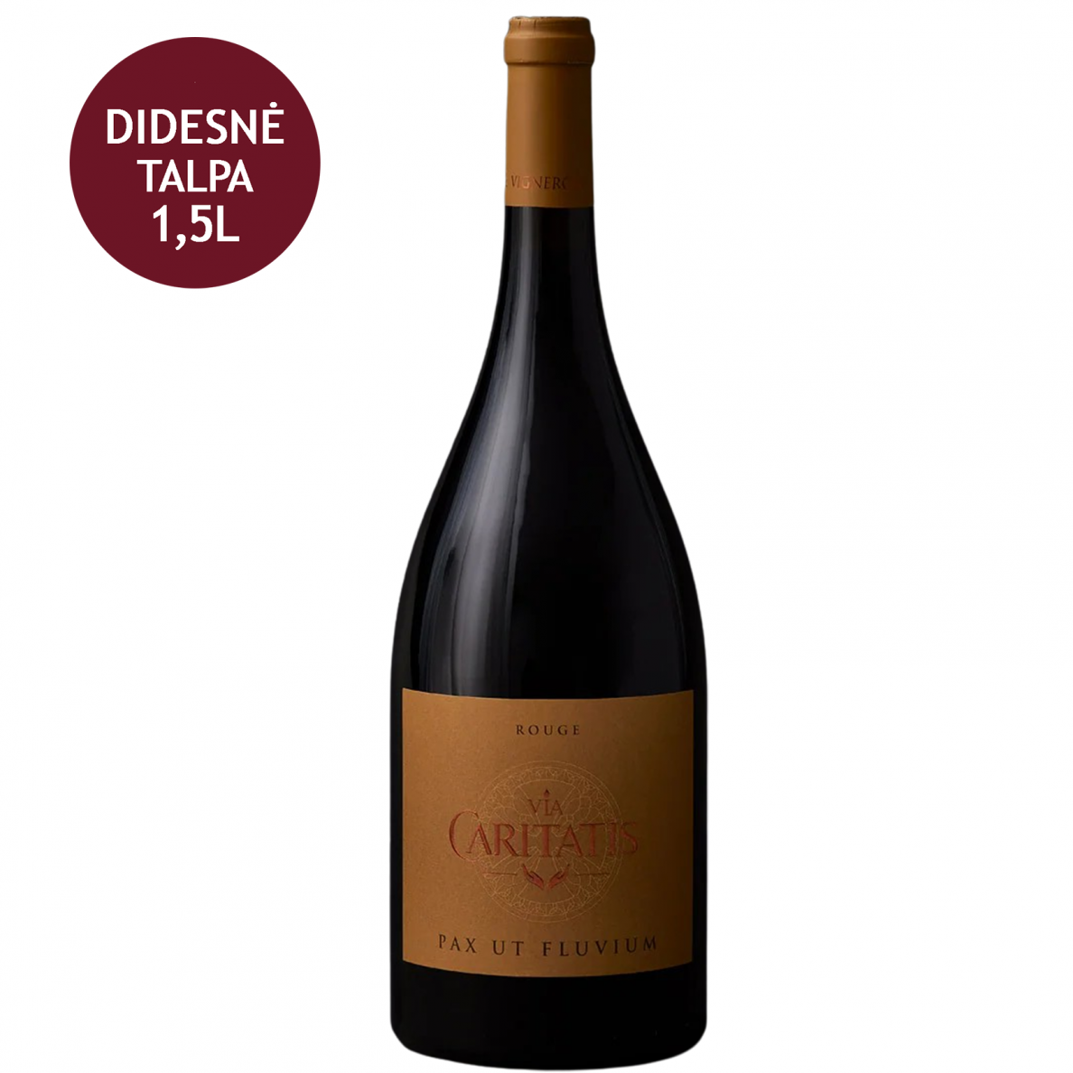 Via Caritatis Pax Ut Fluvium Côtes du Ventoux Rouge AOP 2019 (1500ml) Via Caritatis Pax Ut Fluvium Côtes du Ventoux Rouge AOP 2019 (1500ml)